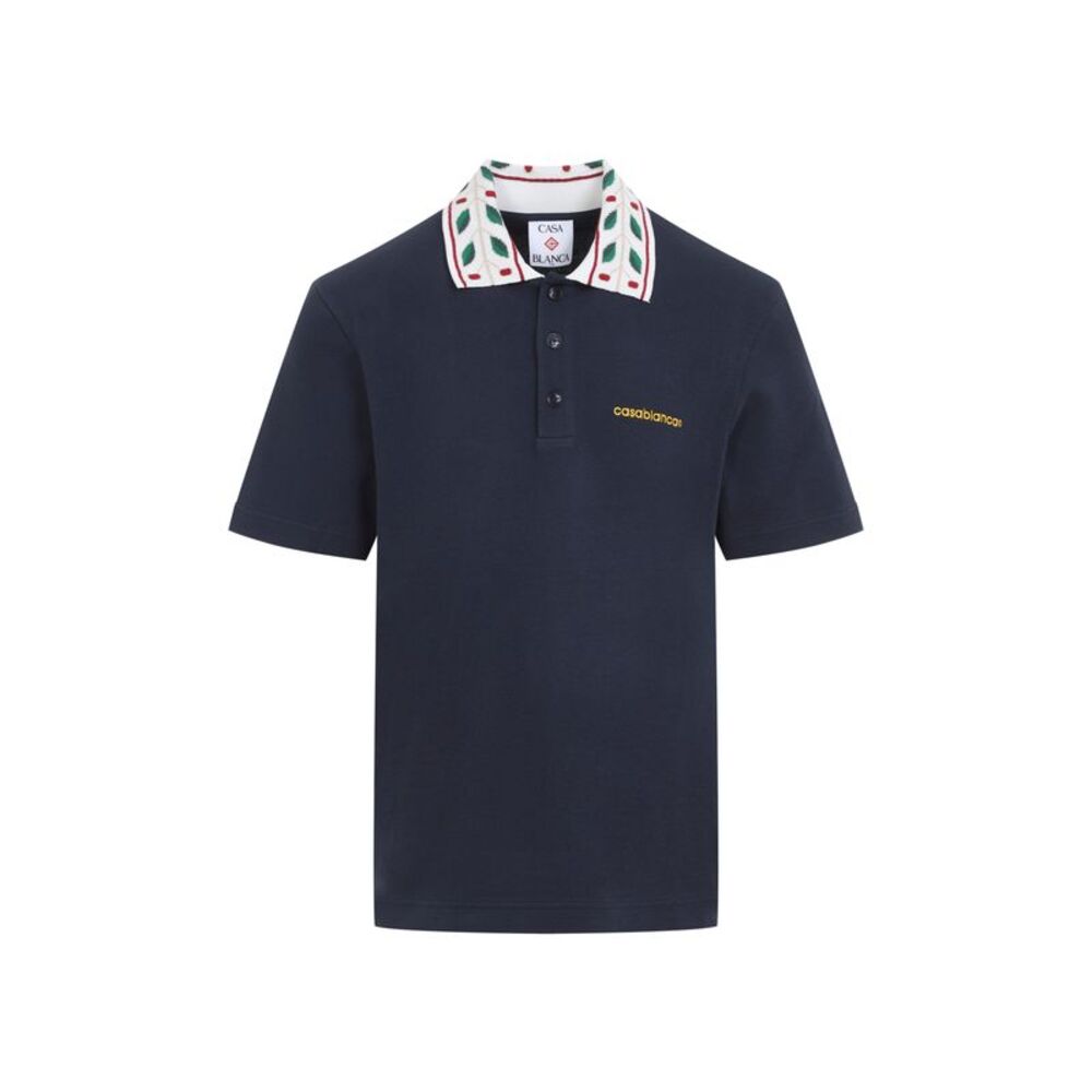 Casablanca Laurel Piqué Polo Men